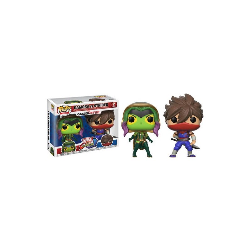 Figura POP! 2-PACK: CAPCOM VS. MARVEL: GAMORA VS STRIDER