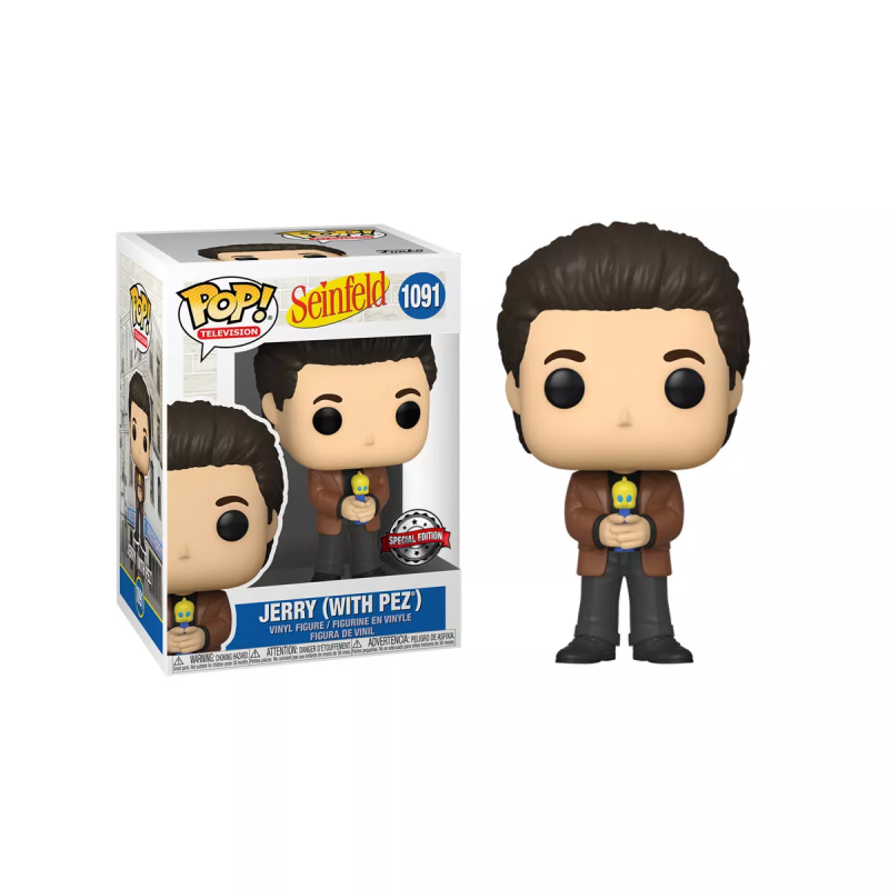Figura FUNKO POP TV: SEINFELD - JERRY (WITH PEZ)(EXCL.)