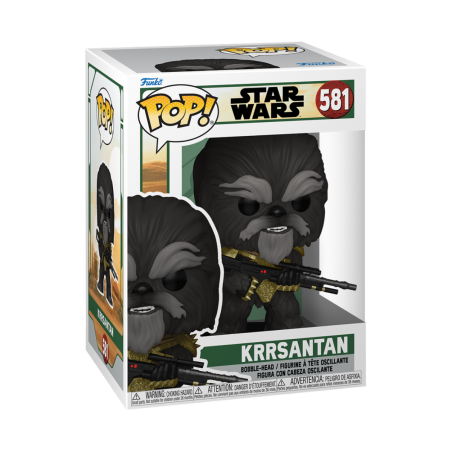 Figura FUNKO POP: STAR WARS - BOOK OF BOBA FETT - KRRSANTAN W/BG