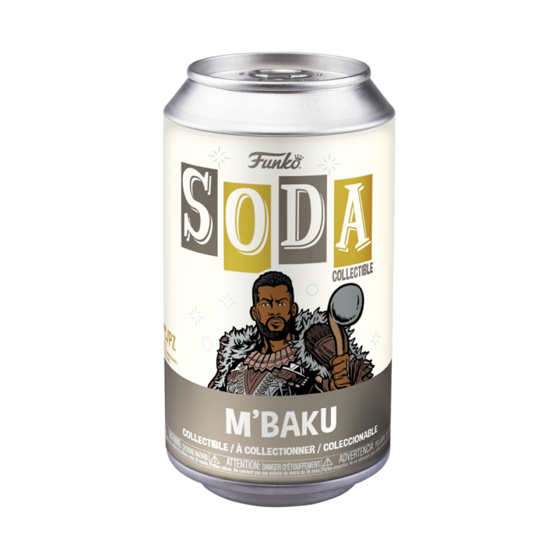 Figura FUNKO SODA: BLACK PANTER - MBAKU W/CH(M)