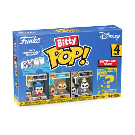 Figura FUNKO BITTY POP: DISNEY - SORCERER MICKEY 4PK