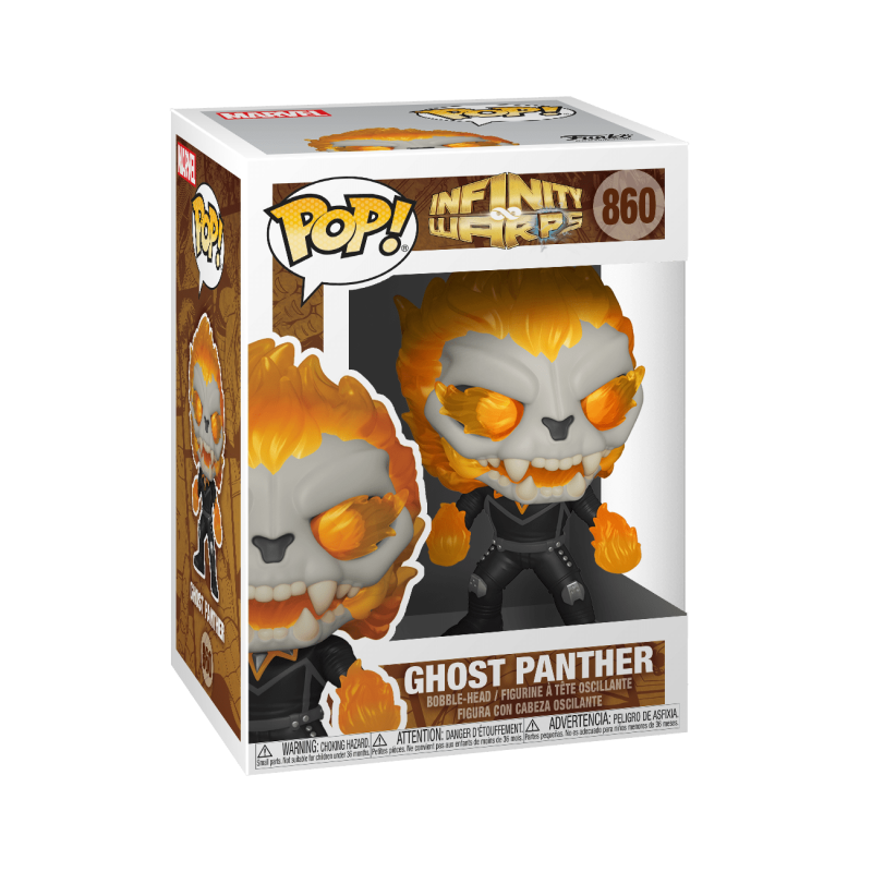 Figura FUNKO POP: MARVEL - INFINITY WARPS - GHOST PANTHER