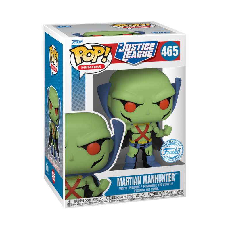 Figura FUNKO POP HEROES: JUSTICE LEAGUE - MARTIAN MANHUNTER (SP)