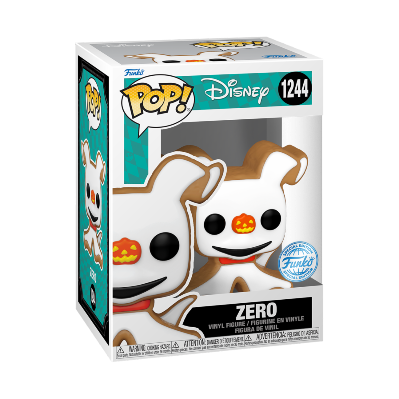 Figura FUNKO POP DISNEY: NIGHTMARE BEFORE CHRISTMAS - ZERO (GINGERBREAD)(SP)