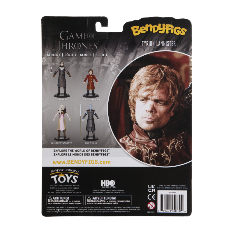 Figura NOBLE COLLECTION - GAME OF THRONES - TYRION LANNISTER BENDYFIG