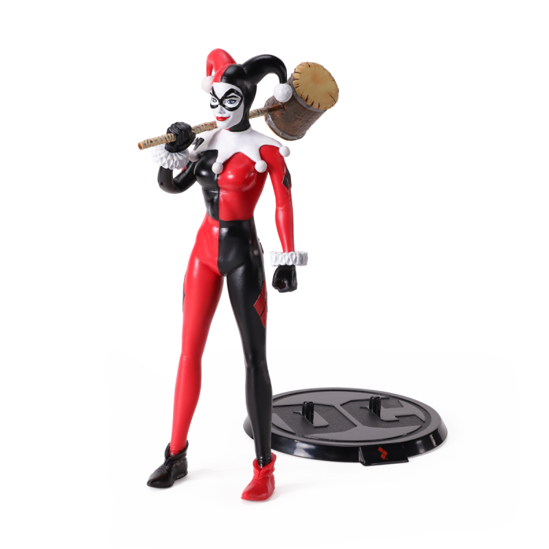 Figura NOBLE COLLECTION DC - SS - HARLEY QUINN JESTER BENDYFIG