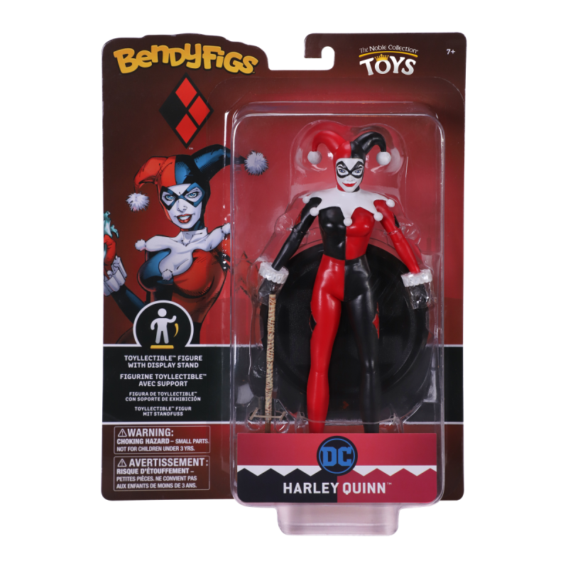Figura NOBLE COLLECTION DC - SS - HARLEY QUINN JESTER BENDYFIG