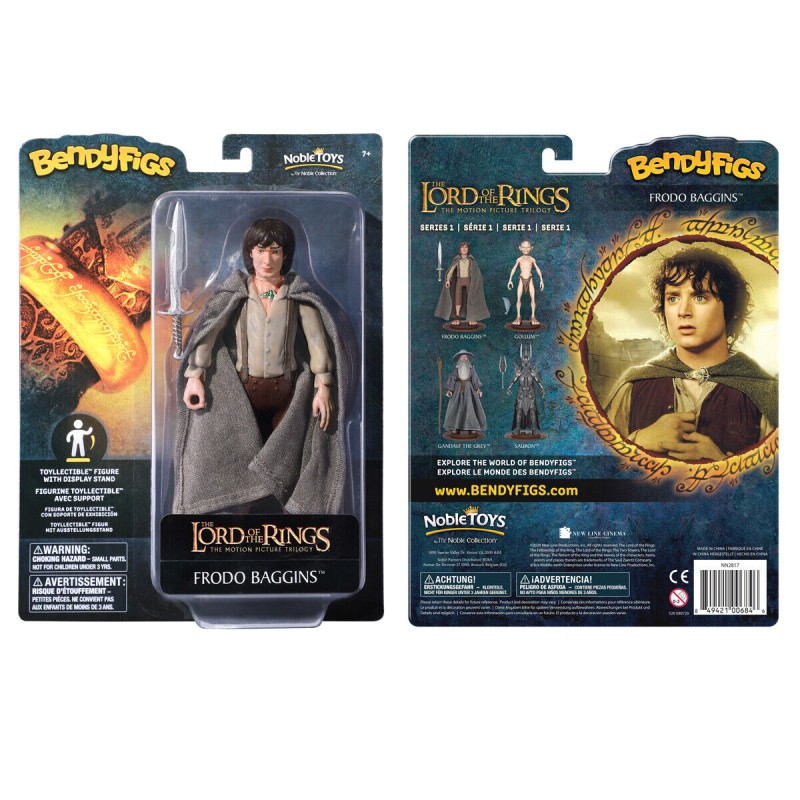Figura NOBLE COLLECTION - LORD OF THE RINGS - BENDYFIGS - FRODO BAGGINS