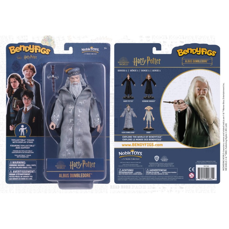 Figura NOBLE COLLECTION - HARRY POTTER - BENDYFIGS - ALBUS DUMBLEDORE