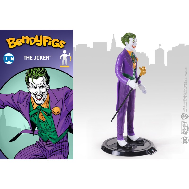 Figura NOBLE COLLECTION - DC - BENDYFIGS - JOKER (COMICS)