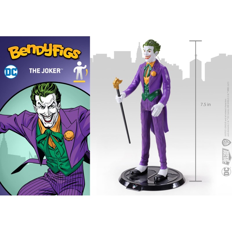 Figura NOBLE COLLECTION - DC - BENDYFIGS - JOKER (COMICS)
