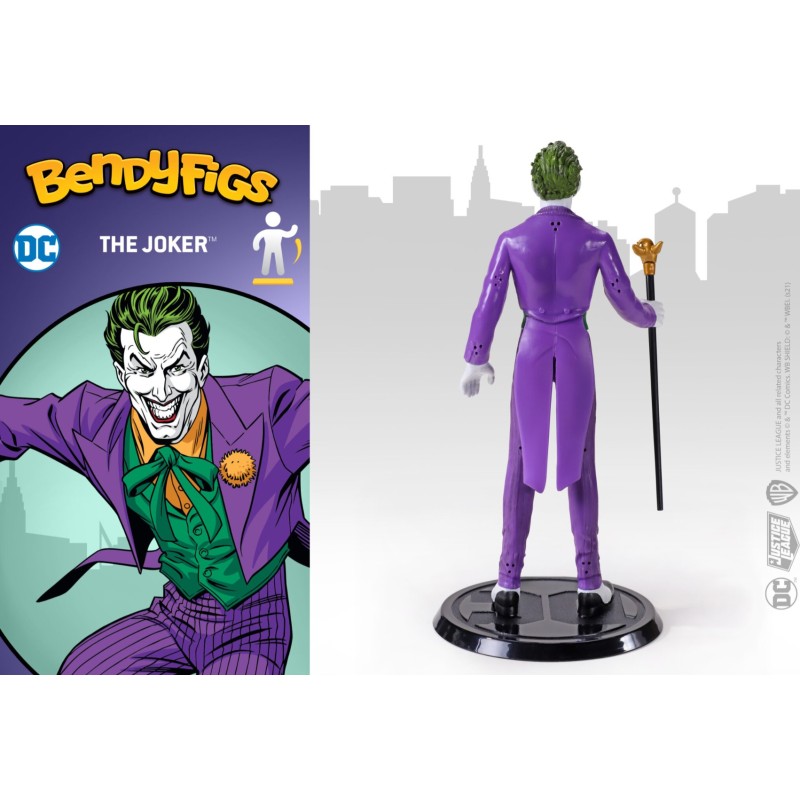 Figura NOBLE COLLECTION - DC - BENDYFIGS - JOKER (COMICS)