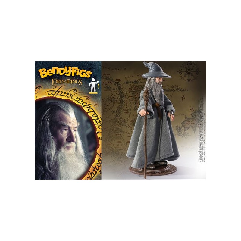 Figura NOBLE COLLECTION - LORD OF THE RINGS - BENDYFIGS - GANDALF