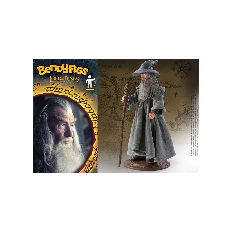 Figura NOBLE COLLECTION - LORD OF THE RINGS - BENDYFIGS - GANDALF
