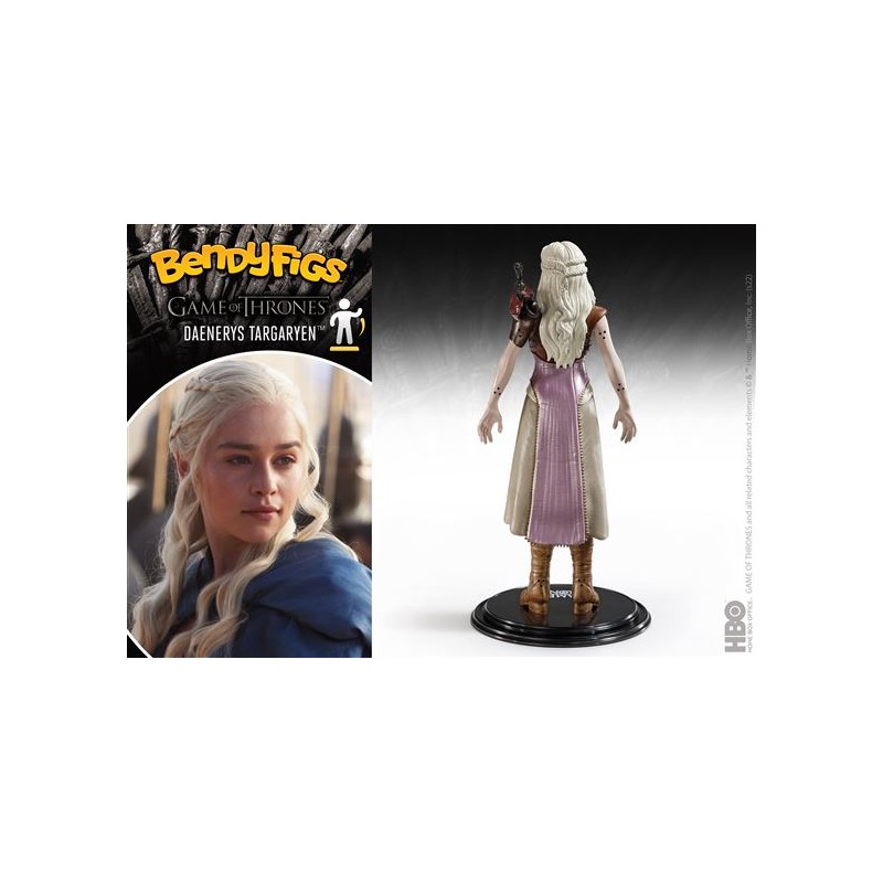 Figura NOBLE COLLECTION - GAME OF THRONES - DAENERYS TARGARYEN BENDYFIG