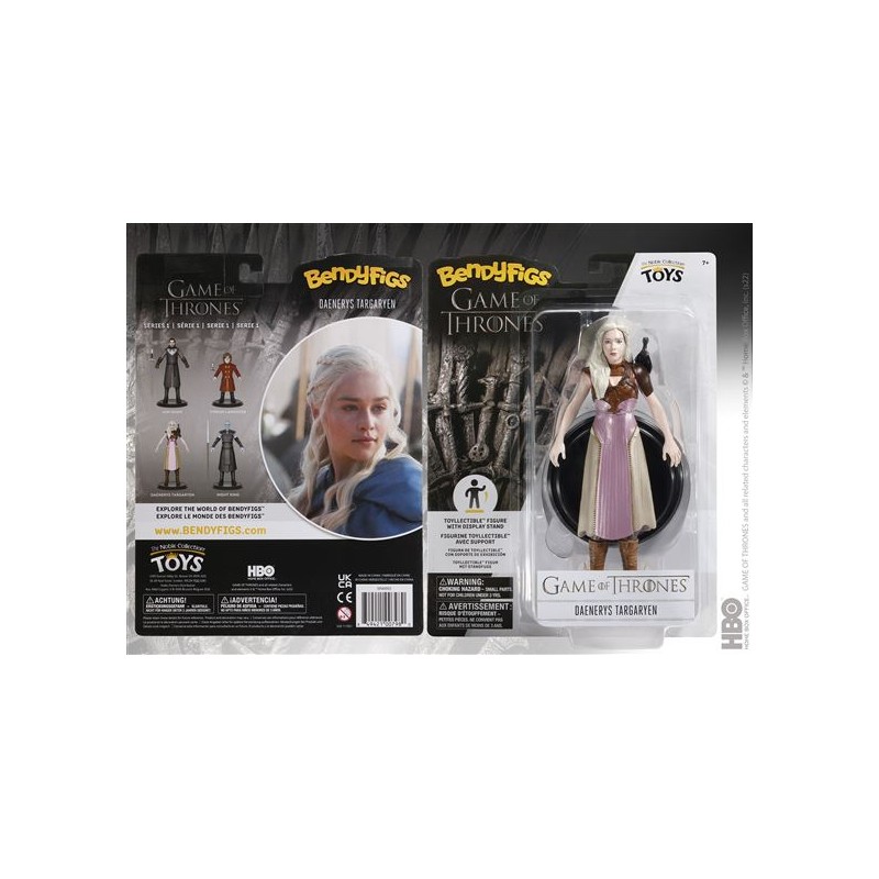 Figura NOBLE COLLECTION - GAME OF THRONES - DAENERYS TARGARYEN BENDYFIG