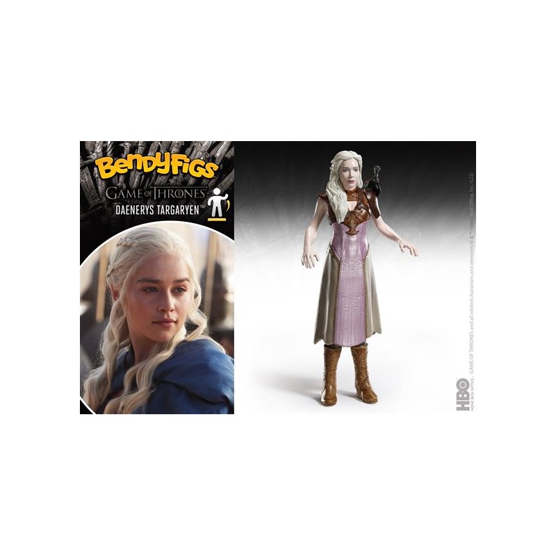 Figura NOBLE COLLECTION - GAME OF THRONES - DAENERYS TARGARYEN BENDYFIG