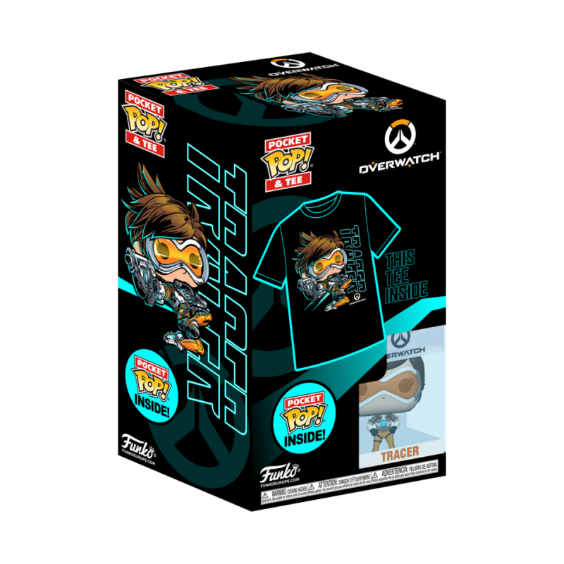 Figura FUNKO POCKET POP & TEE: OVERWATCH - TRACER - (KD)