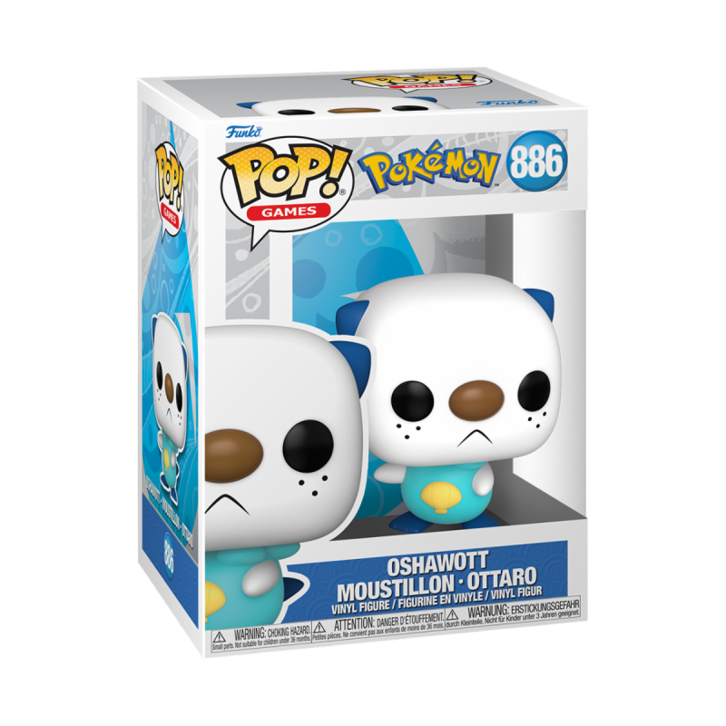 Figura FUNKO POP GAMES: POKEMON - OSHAWOTT (EMEA)