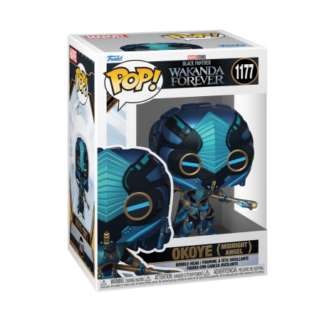 Figura FUNKO POP: MARVEL - BLACK PANTER - OKOYE (MIDNIGHT ANGEL)