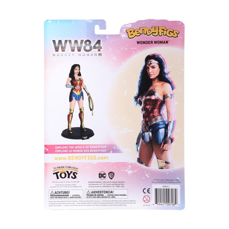 Figura NOBLE COLLECTION DC - WW - WONDER WOMAN BENDYFIG (CLASSIC OUTFIT)