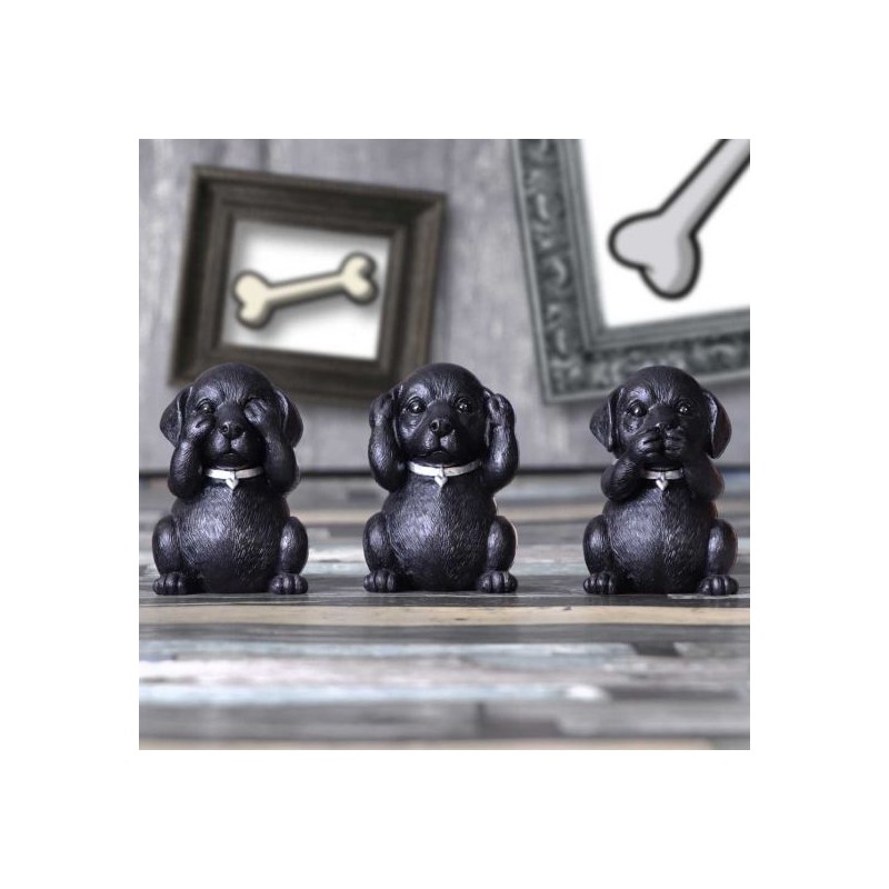 Figure NEMESIS NOW THREE WISE LABRADORS