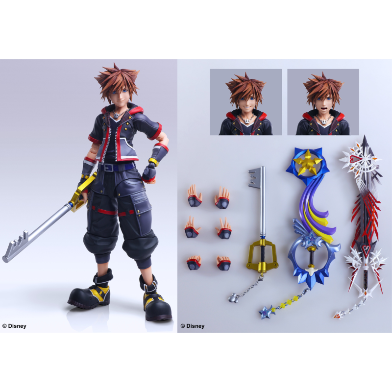 Figura KINGDOM HEARTS III PLAY ARTS KAI ACTION FIGURE - SORA VER. 2 DELUXE