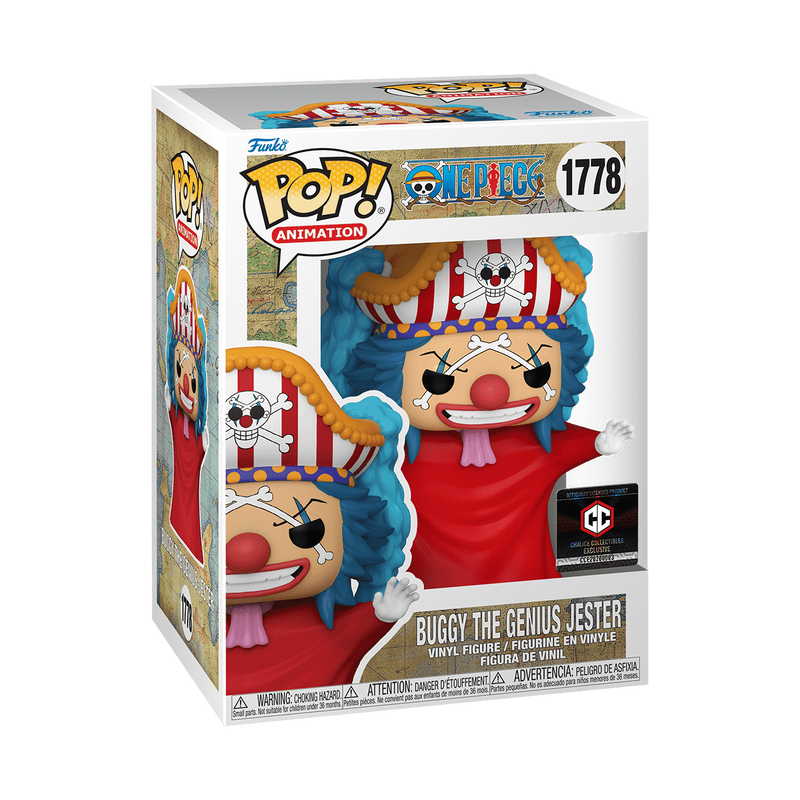 Figura FUNKO POP ANIMATION: ONE PIECE - BUGGY (POST TIME-SKIP)