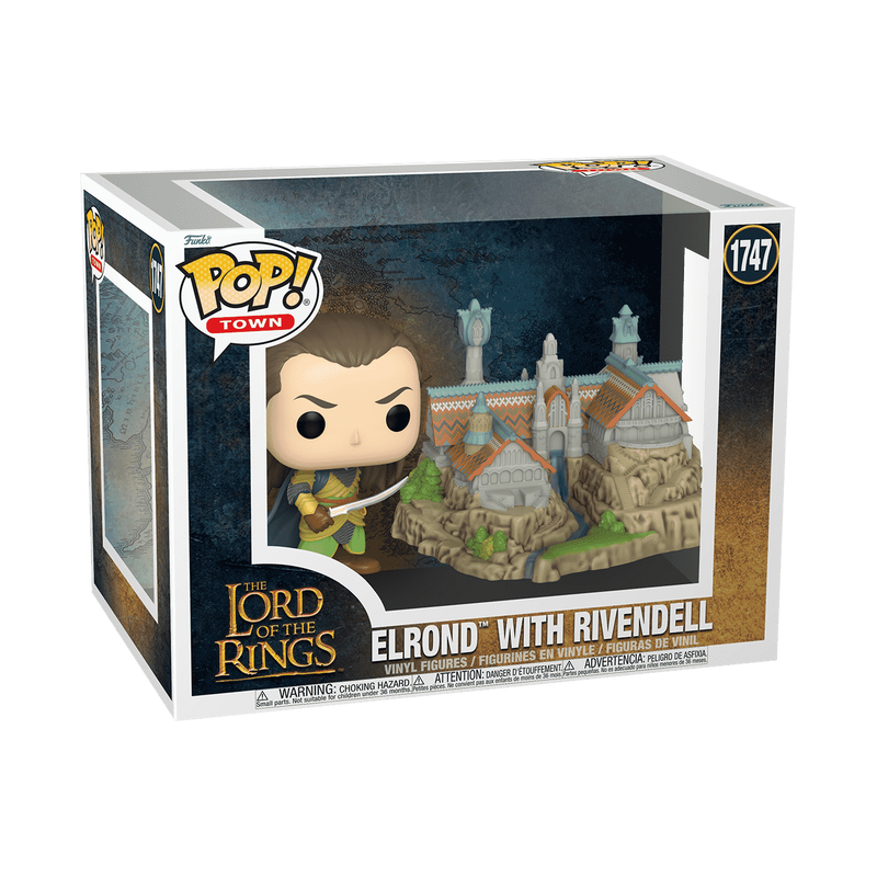 Figura FUNKO POP TOWN: LORD OF THE RINGS S8 - ELROND & RIVENDELL