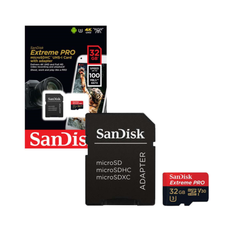 Micro SDHC spominska kartica Extreme Pro 32GB Sandisk SDSQXCG-032G-GN6MA