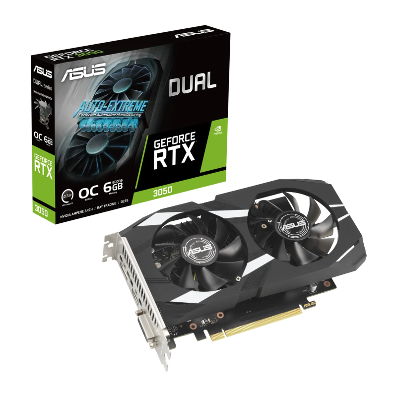 Grafična kartica ASUS Dual GeForce RTX 3050 OC 6GB