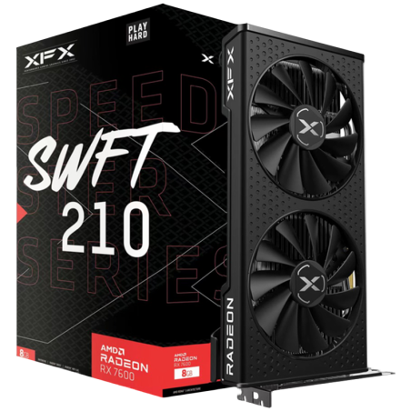 Grafična kartica XFX SPEEDSTER SWFT210 AMD Radeon RX 7600 CORE 8GB GDDR6