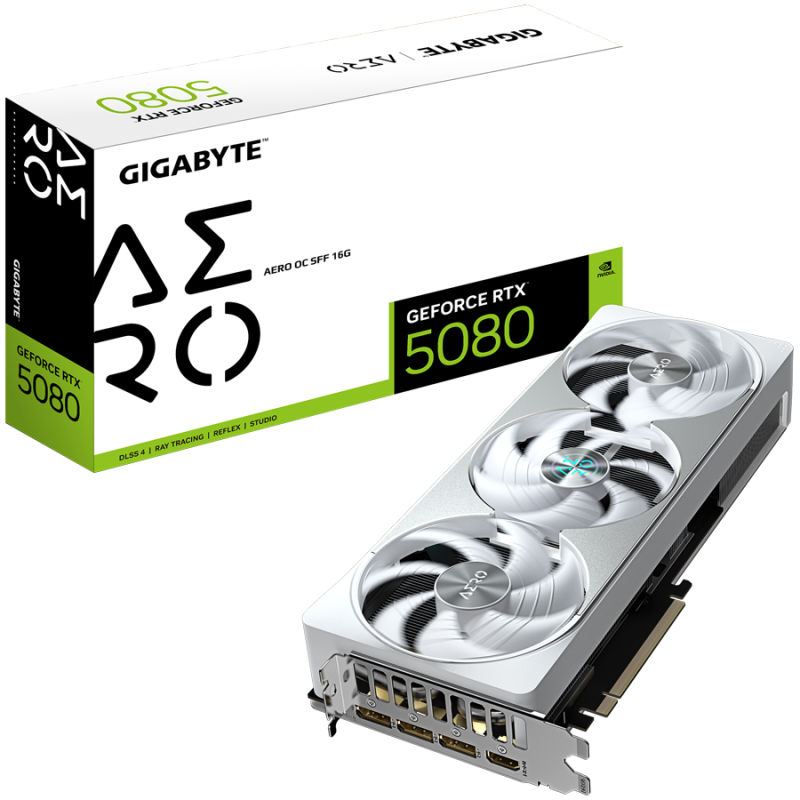 Grafična kartica GIGABYTE GeForce RTX 5080 AERO OC 16GB