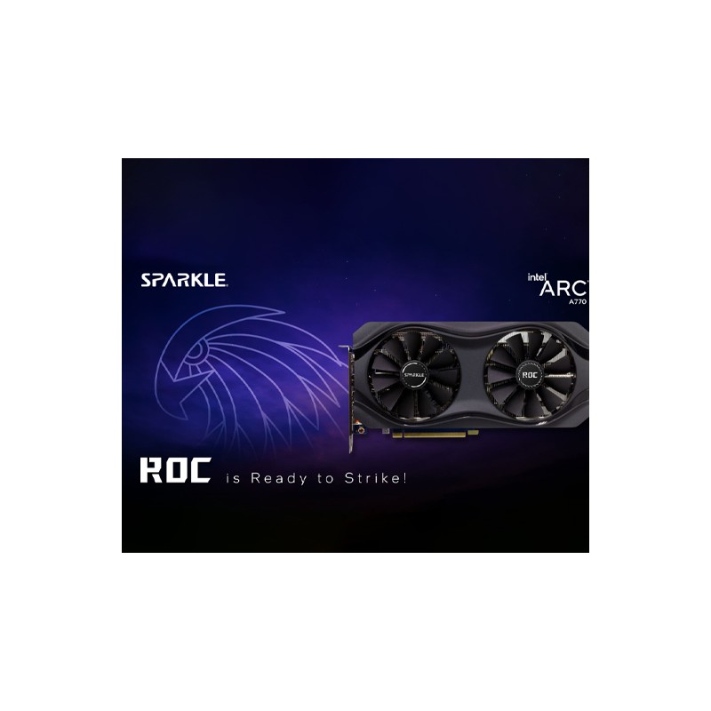 Grafična kartica Intel ARC A770 ROC OC Edition, 16GB GDDR6