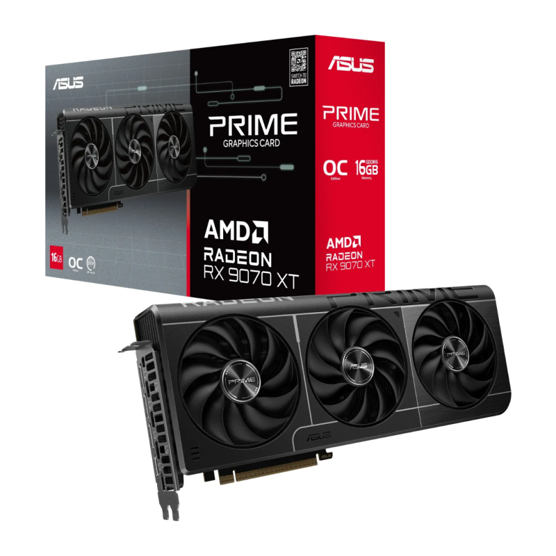 Grafična kartica ASUS PRIME Radeon RX 9070 XT GDDR6 OC