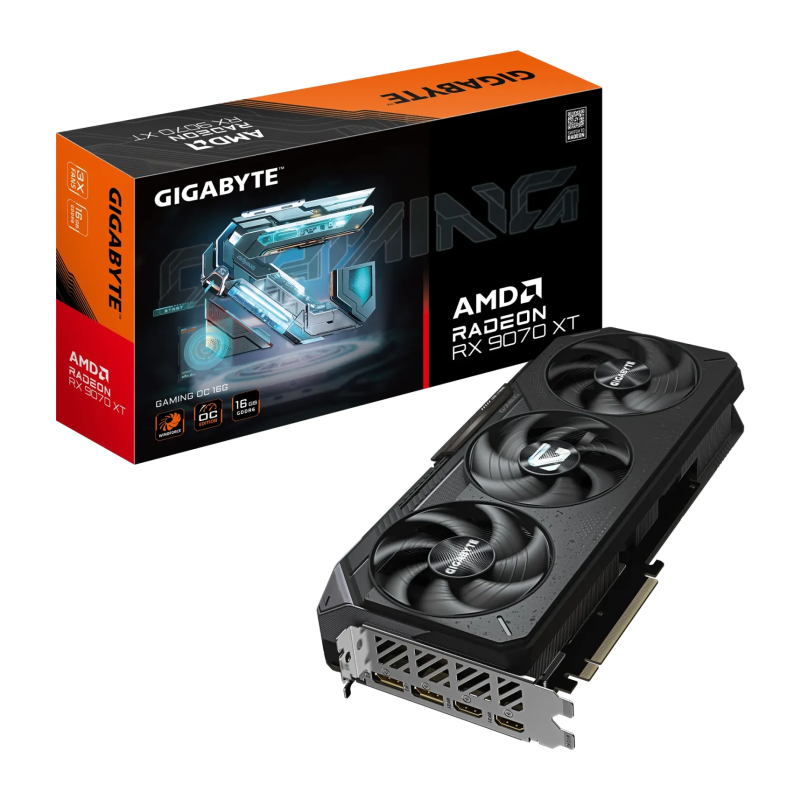 Grafična kartica GIGABYTE Radeon RX 9070 XT GAMING OC, 16GB GDDR6