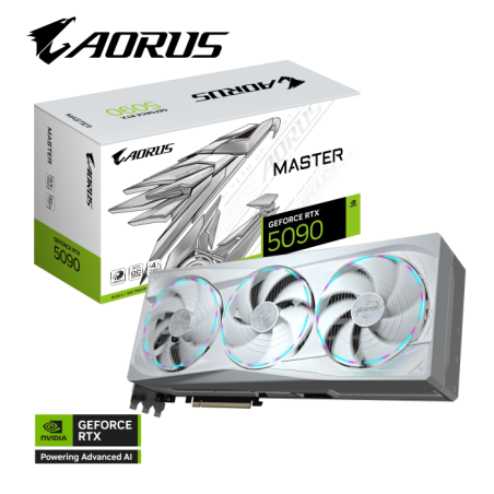 Grafična kartica GIGABYTE AORUS GeForce RTX 5090 MASTER ICE, 32GB GDDR7