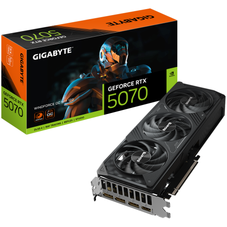Grafična kartica GIGABYTE AORUS GeForce RTX 5070 WINDFORCE OC SFF, 12GB GDDR7