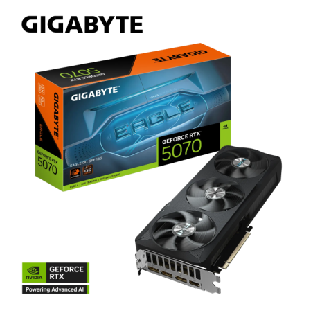 Grafična kartica GIGABYTE AORUS GeForce RTX 5070 EAGLE OC SFF, 12GB GDDR7