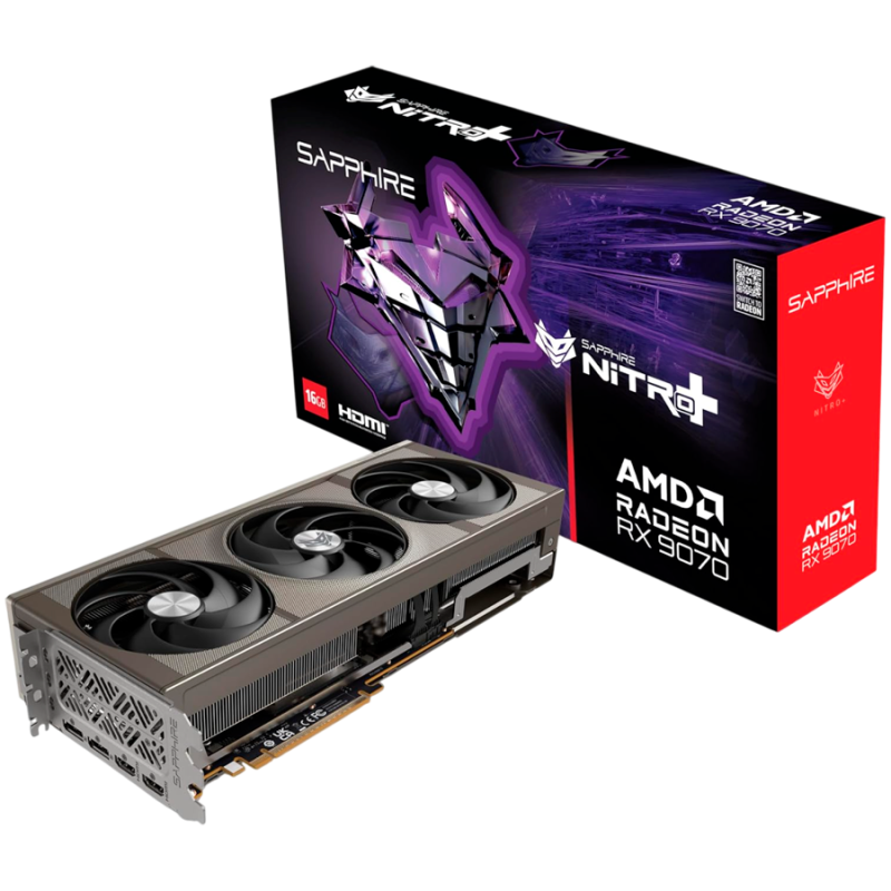 Grafična kartica SAPPHIRE NITRO+ AMD Radeon RX 9070 GAMING OC 16GB