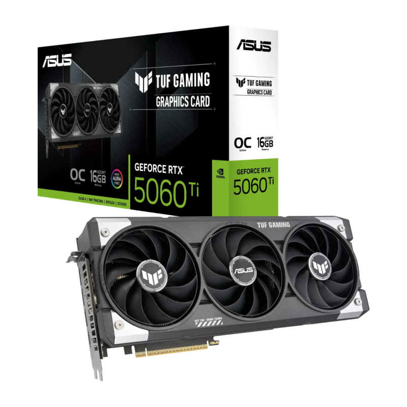 Grafična kartica ASUS TUF GeForce RTX 5060 Ti OC 16GB GDDR7