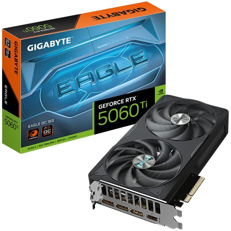 Grafična kartica GIGABYTE GeForce RTX 5060 Ti EAGLE OC, 16GB GDDR7