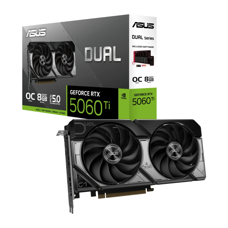 Grafična kartica ASUS Dual GeForce RTX 5060 Ti OC 8GB GDDR7
