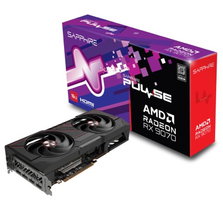 Grafična kartica SAPPHIRE PULSE Radeon RX 9070 16GB GDDR6 OC