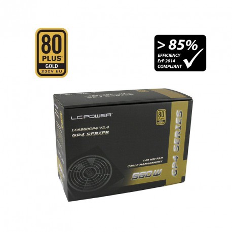 Napajalnik LC-POWER LC6560GP4 V2.4 560W 80Plus Gold modularni