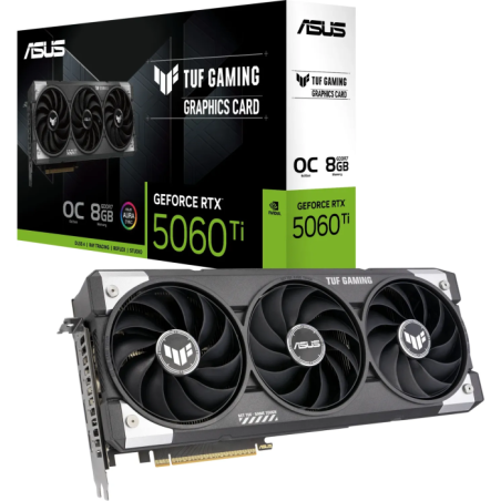 Grafična kartica ASUS TUF Gaming GeForce RTX 5060 Ti OC, 8GB GDDR7