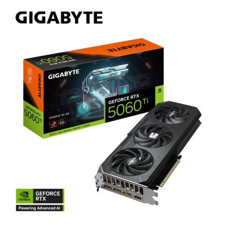 Grafična kartica GIGABYTE GeForce RTX 5060 Ti Gaming OC, 8GB GDDR7