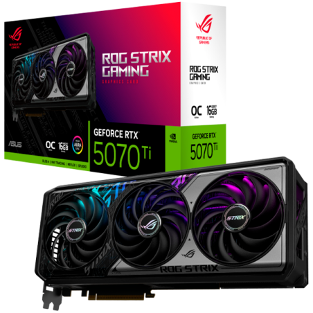Grafična kartica ASUS ROG Strix GeForce RTX 5070 Ti OC, 16GB GDDR7