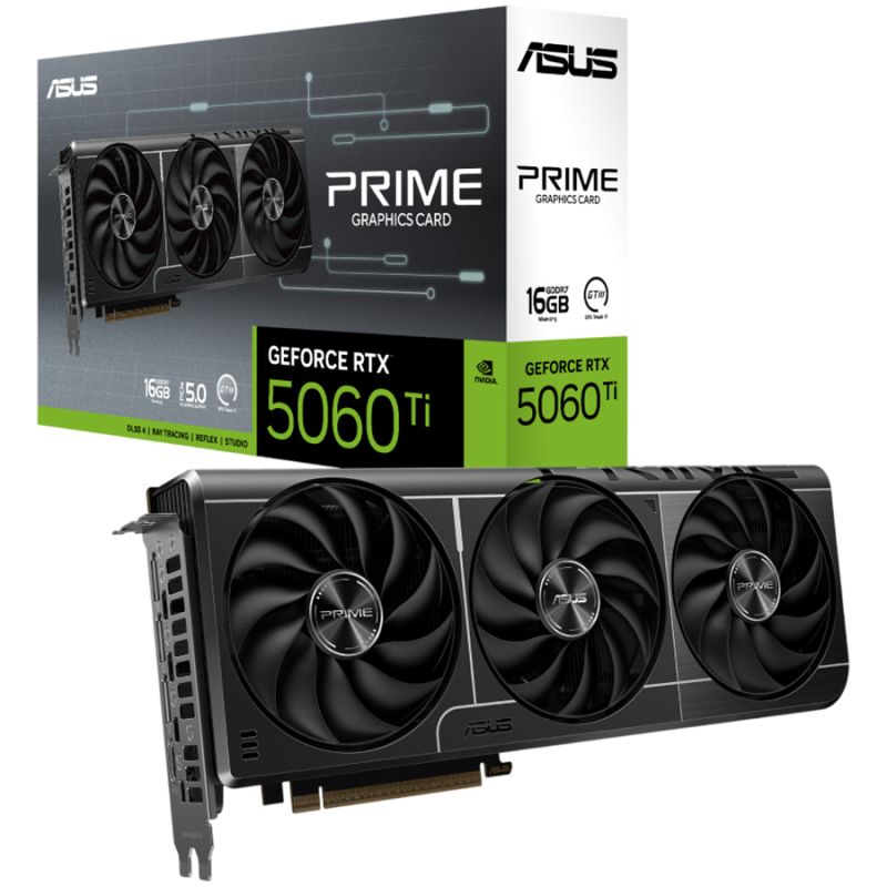 Grafična kartica ASUS Prime GeForce RTX 5060 Ti, 16GB GDDR7