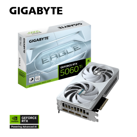 Grafična kartica GIGABYTE GeForce RTX 5060 Ti EAGLE OC ICE 16G GDDR7